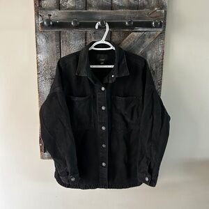 Women's Hudson Black Denim Shacket